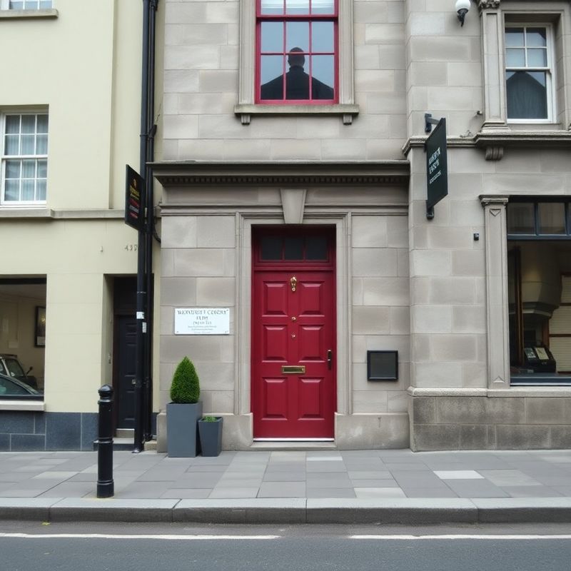 Street-level view of West Street in Drogheda with Georgian stone facades